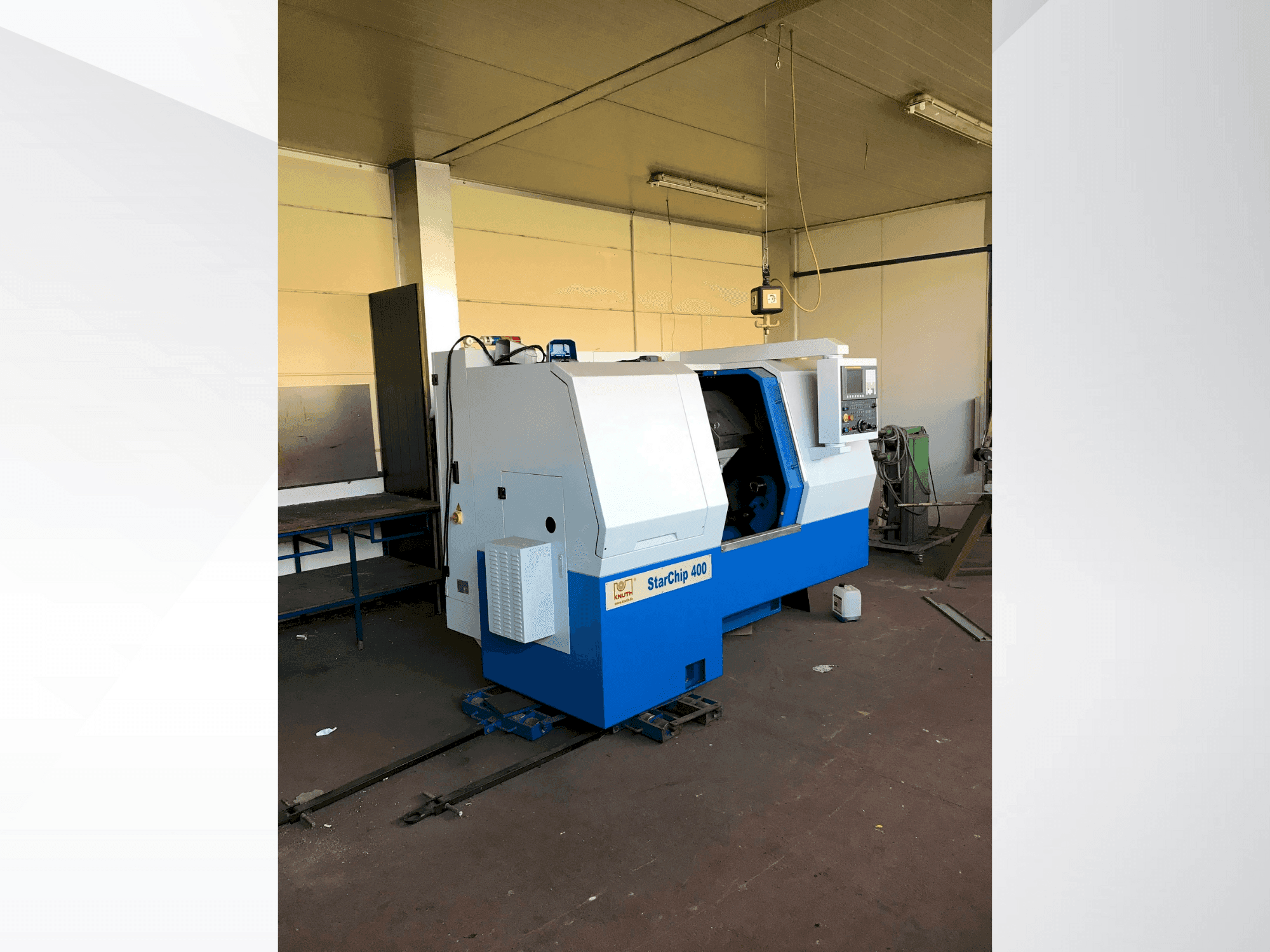 Frontansicht der KNUTH Starship 400  Maschine