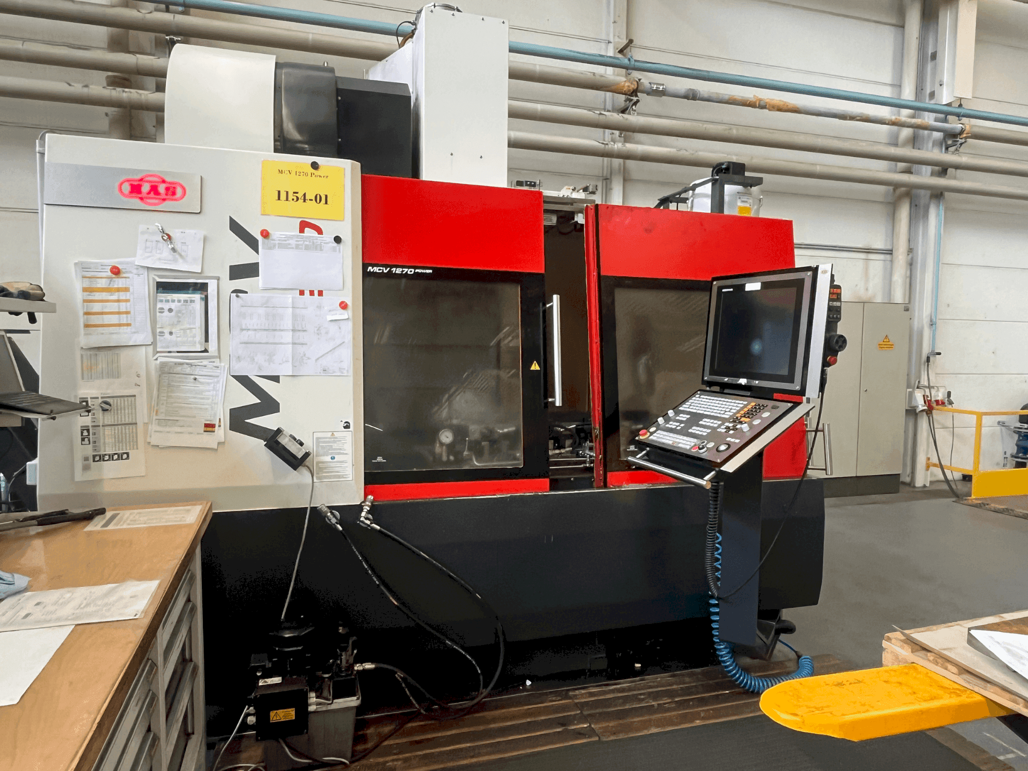 Frontansicht der MAS MCV 1270 Power  Maschine