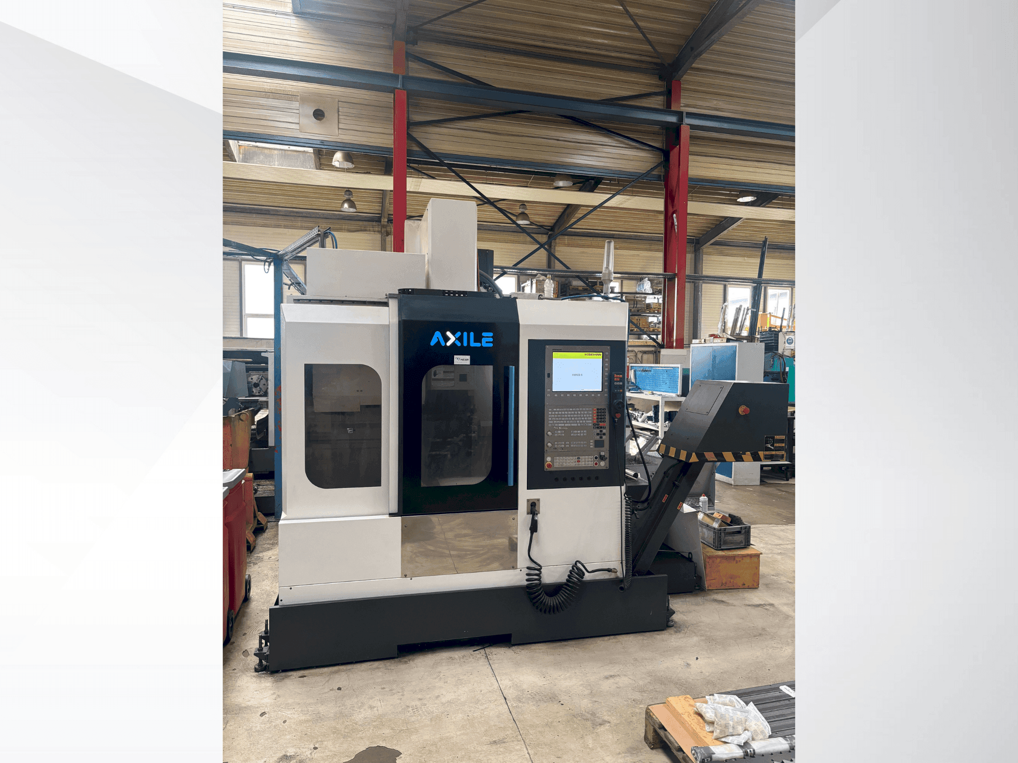 Frontansicht der AXILE V4  Maschine