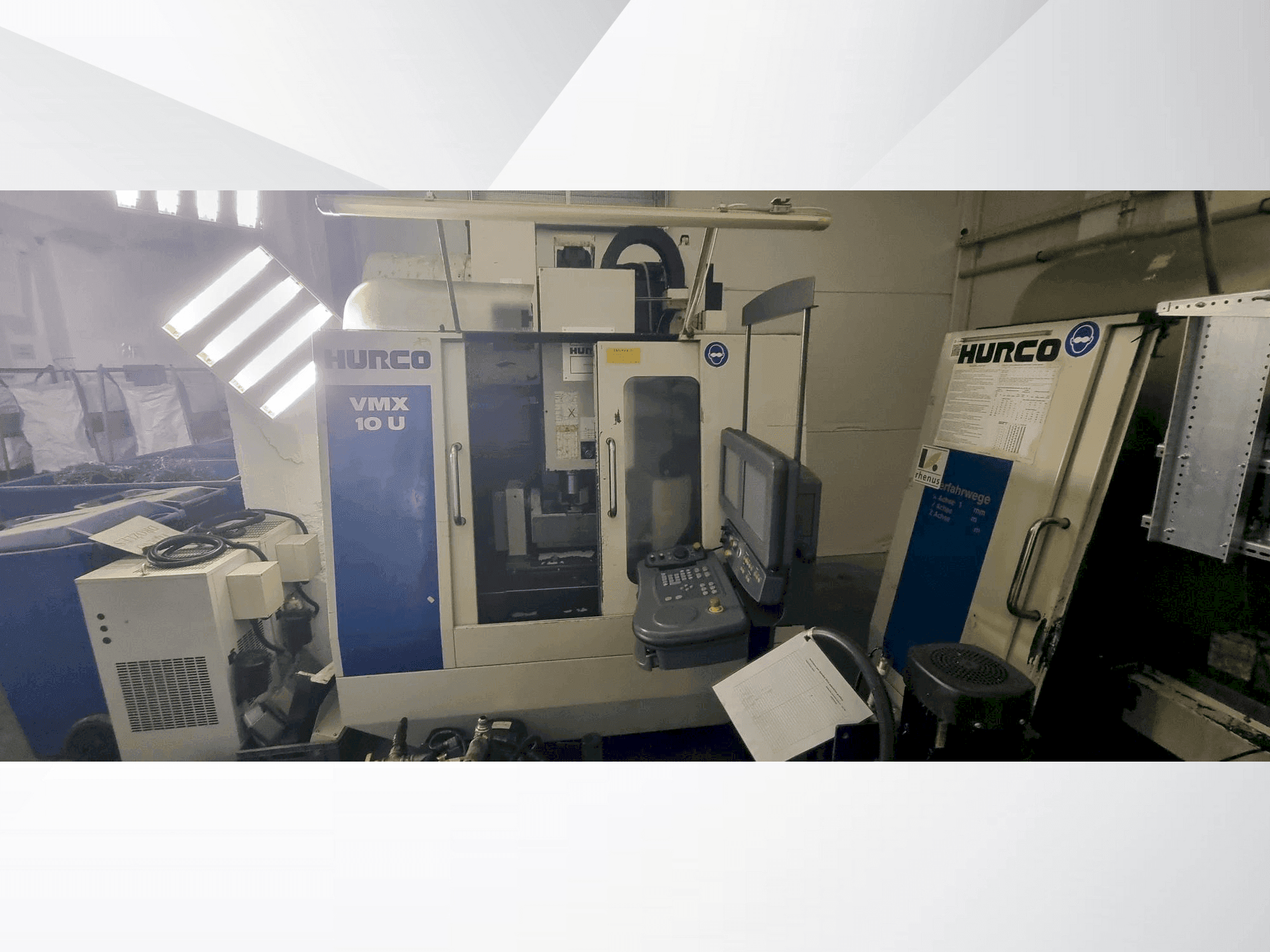 Frontansicht der Hurco VMX 10U  Maschine