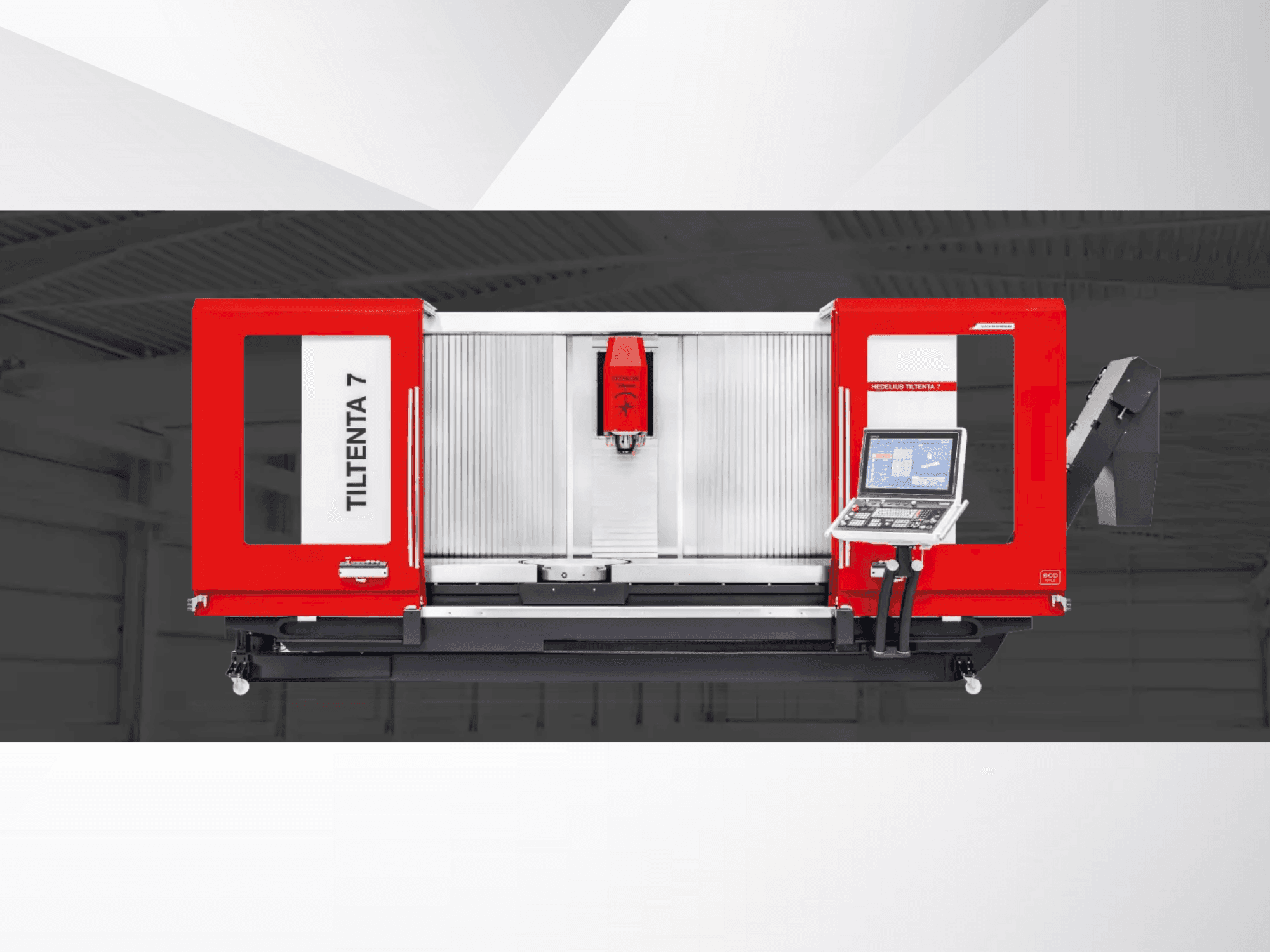 Frontansicht der HEDELIUS Tiltenta 7  Maschine