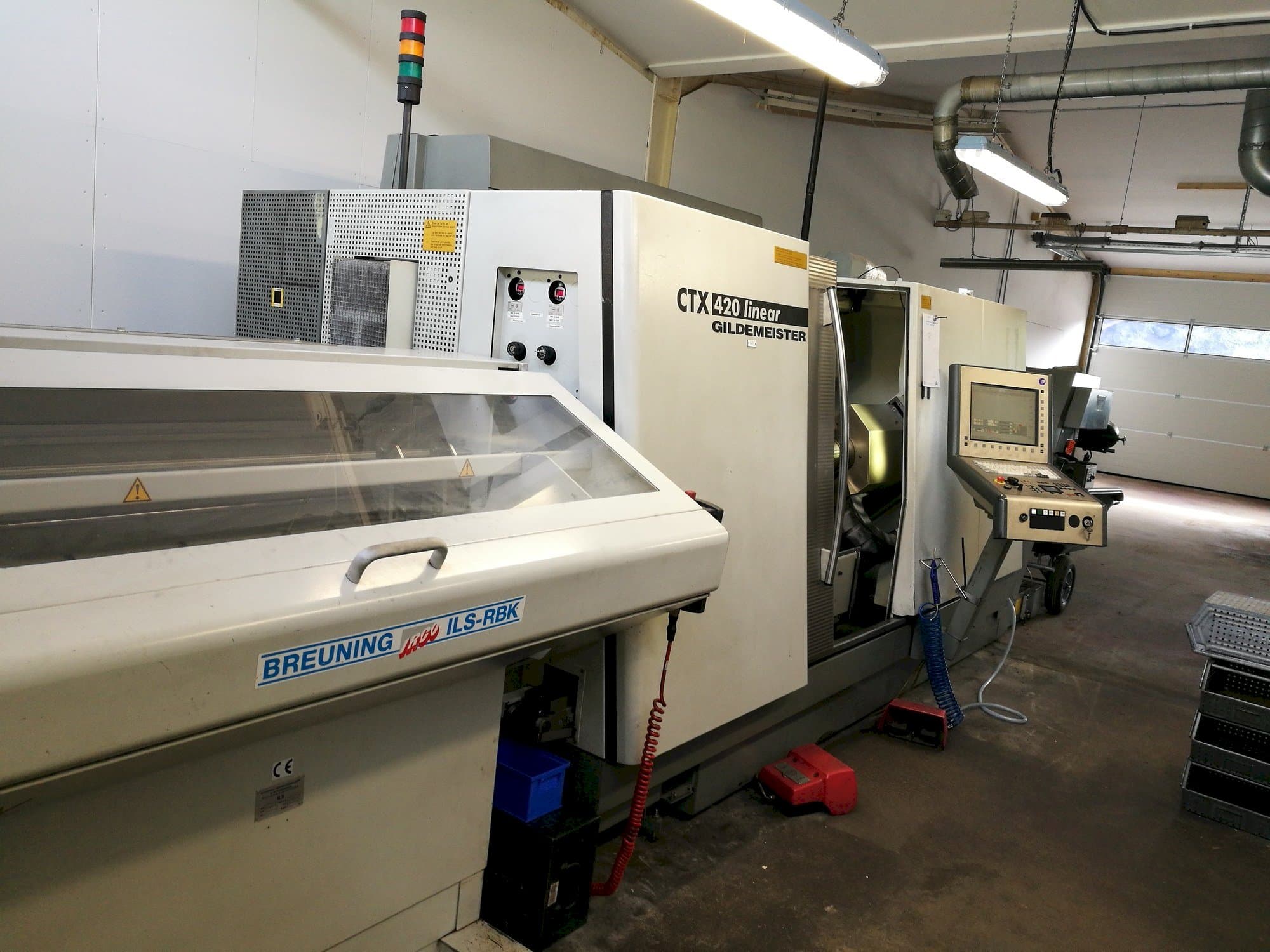 Frontansicht der Gildemeister CTX 420 linear / V6  Maschine
