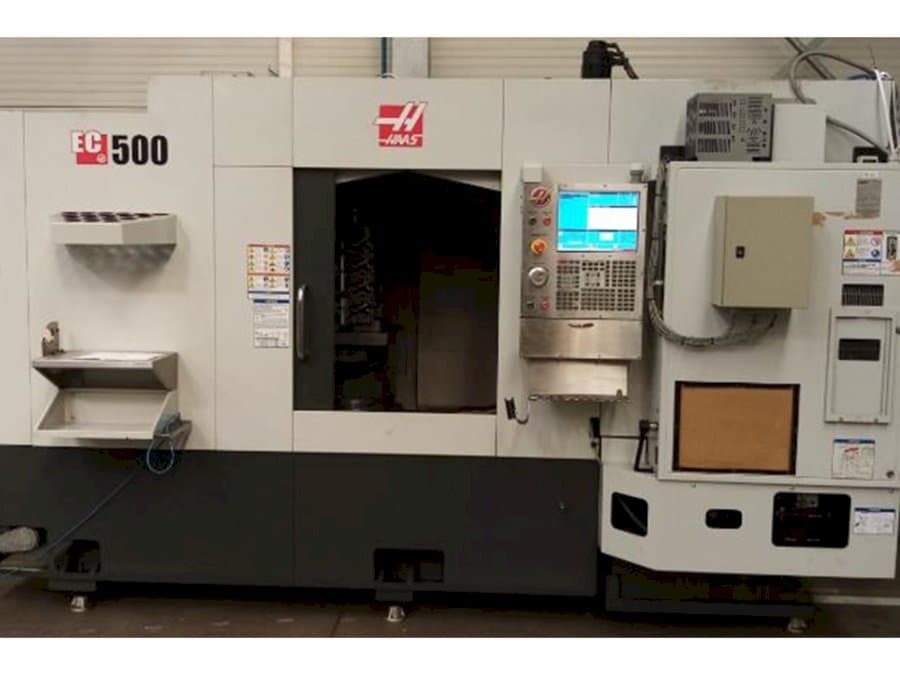 Frontansicht der HAAS EC-500  Maschine
