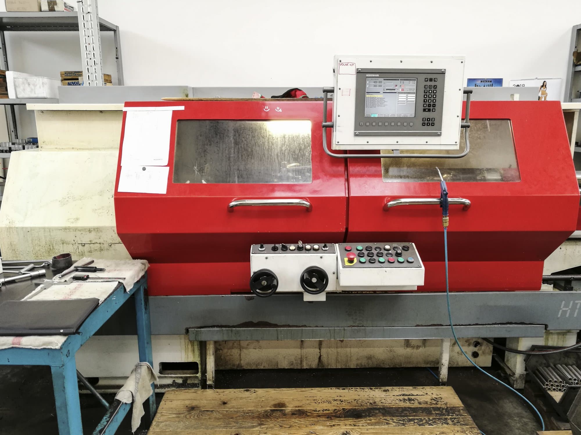 Frontansicht der WEMAS HT 540/1500 Maschine