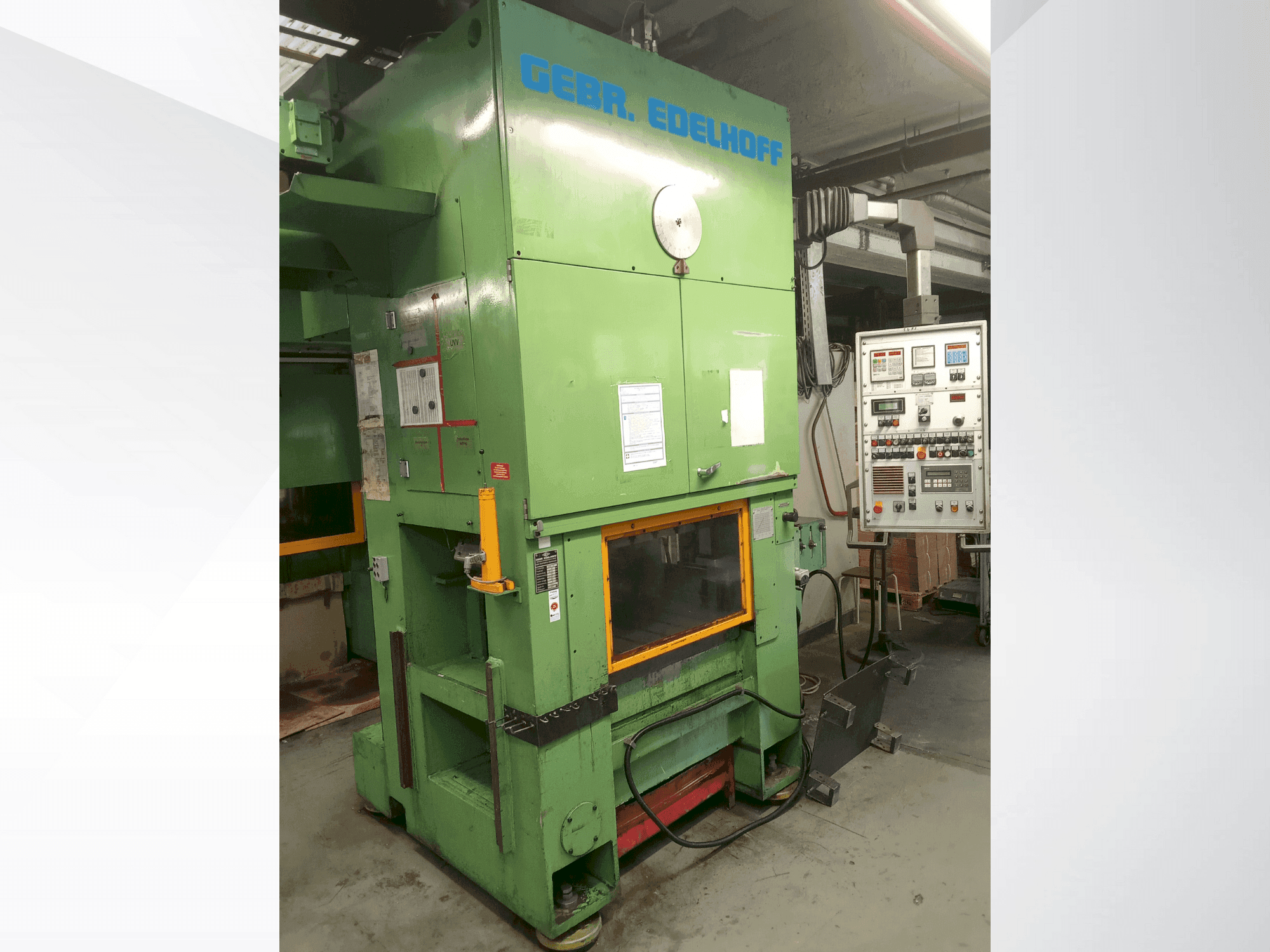 Frontansicht der EDELHOFF DARR 1/80  Maschine