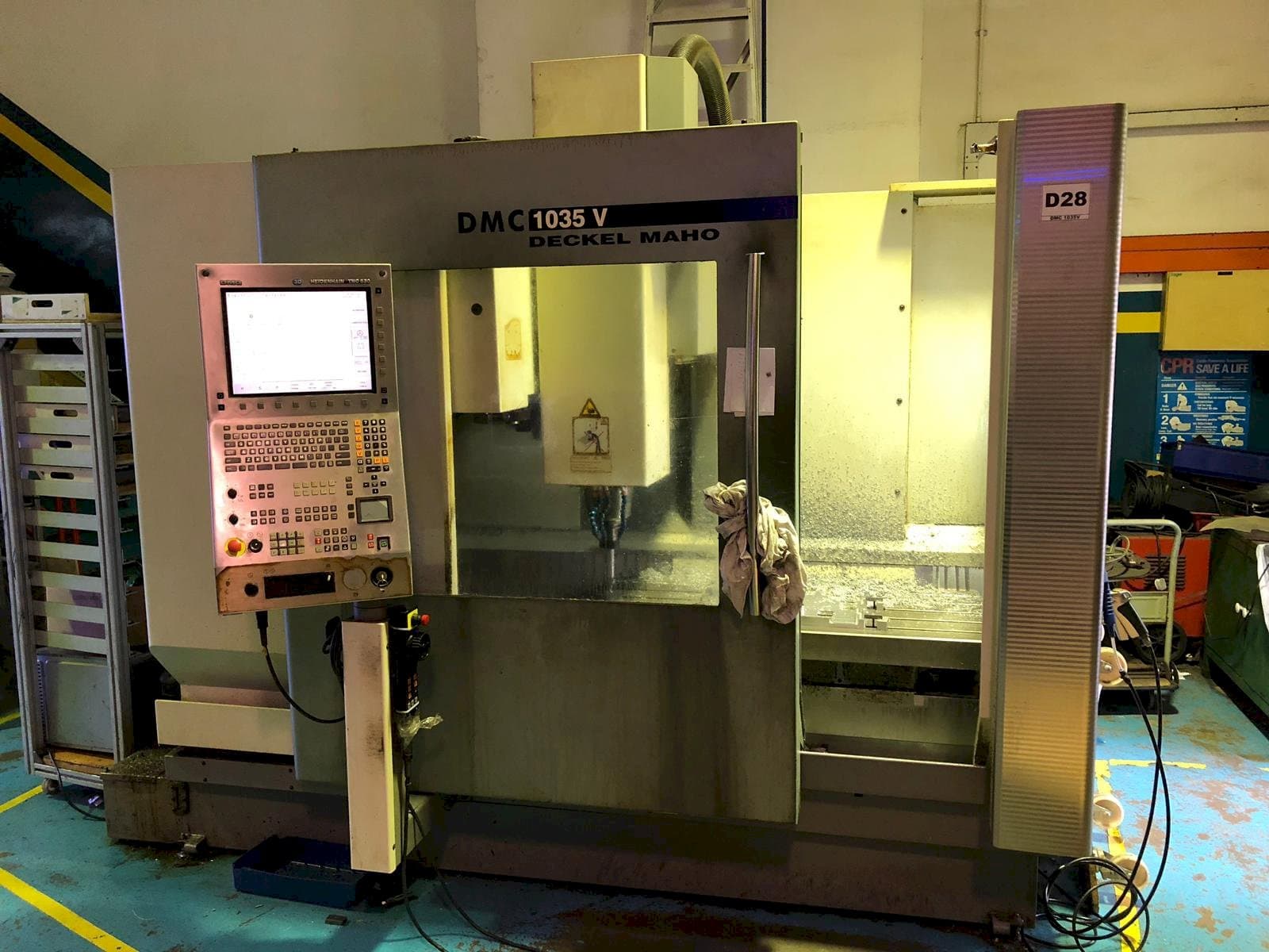 Frontansicht der DMG DMC 1035V  Maschine