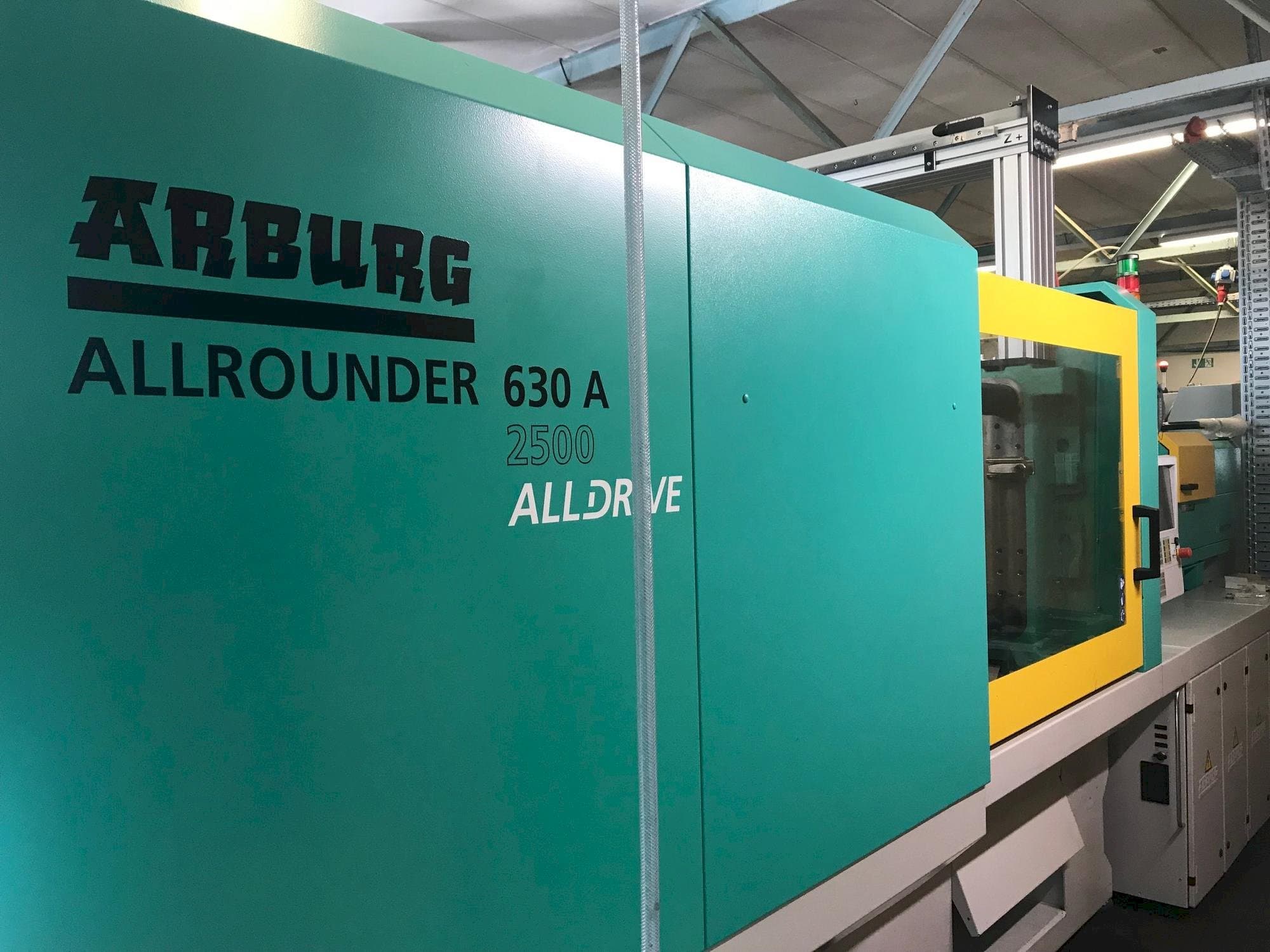 Frontansicht der Arburg Allrounder 630 A 2500-800  Maschine