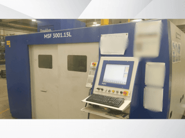 Frontansicht der MicroStep Fiber MSF 3001.15L  Maschine