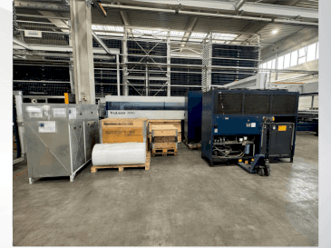Frontansicht der TRUMPF TruLaser 3040  Maschine