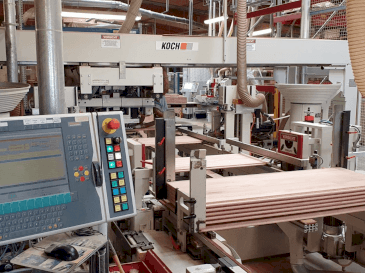 Frontansicht der KOCH SBD-60-PTP  Maschine