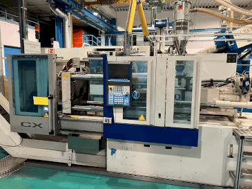 Frontansicht der Krauss Maffei 65-180 CX  Maschine