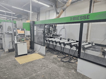 Frontansicht der BIESSE WINDOW PRODUCTION LINE WEINIG / BIESSE  Maschine