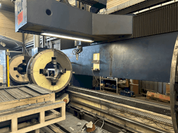 Frontansicht der TTM FL 600 3D  Maschine