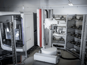 Frontansicht der DMG MORI DMU 60 EVO  Maschine