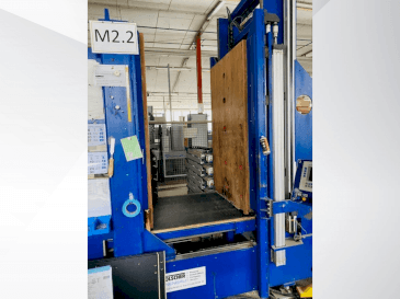 Frontansicht der Hüttenhölscher Body Press  Maschine