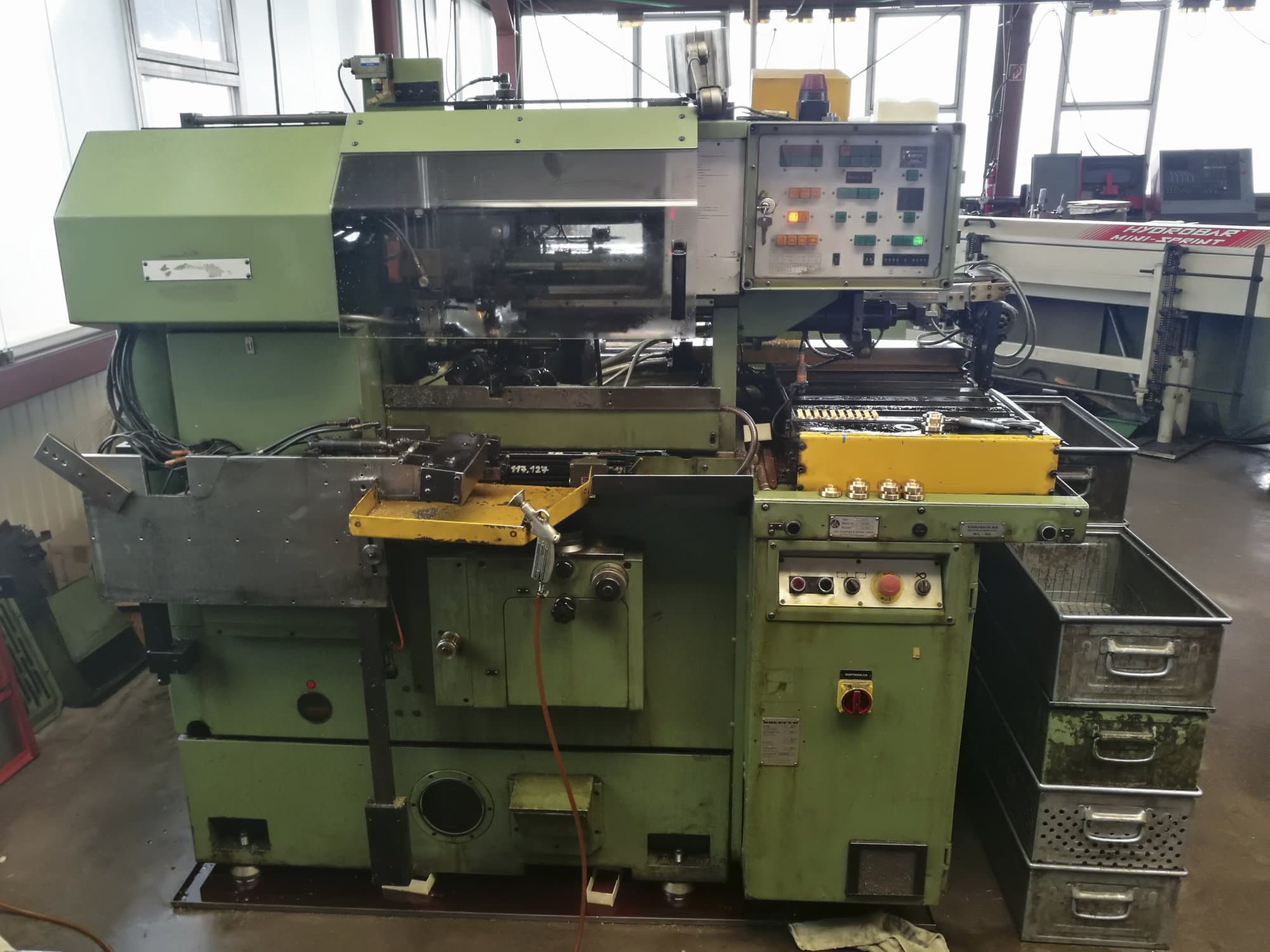 Frontansicht der KOEPFER 153 B Maschine