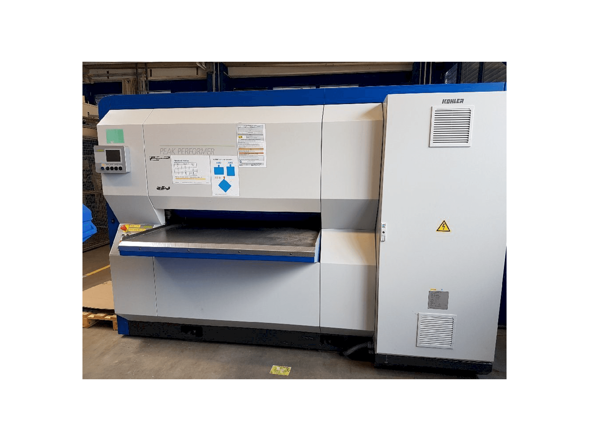 Frontansicht der KOHLER PEAK PERFORMER PG 40.1250/21 Maschine