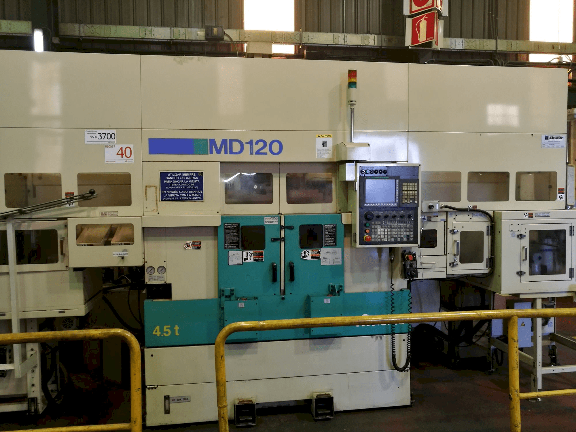Frontansicht der Muratec MD120 Maschine