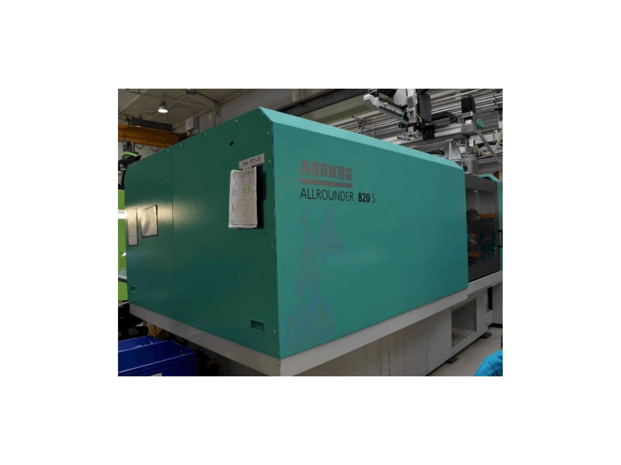 Frontansicht der Arburg Allrounder 820 s 4000 - 800 Maschine