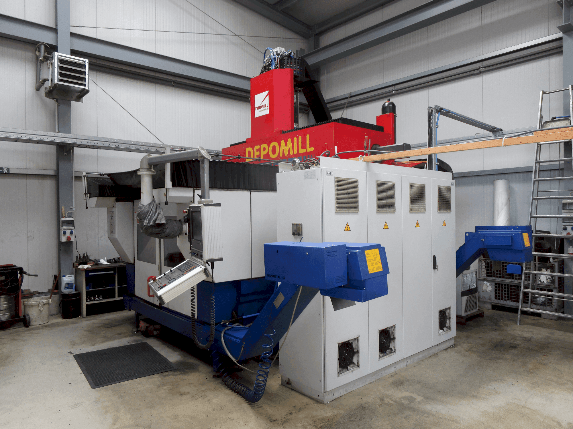 Frontansicht der TRIMILL DEPO Mill Maschine