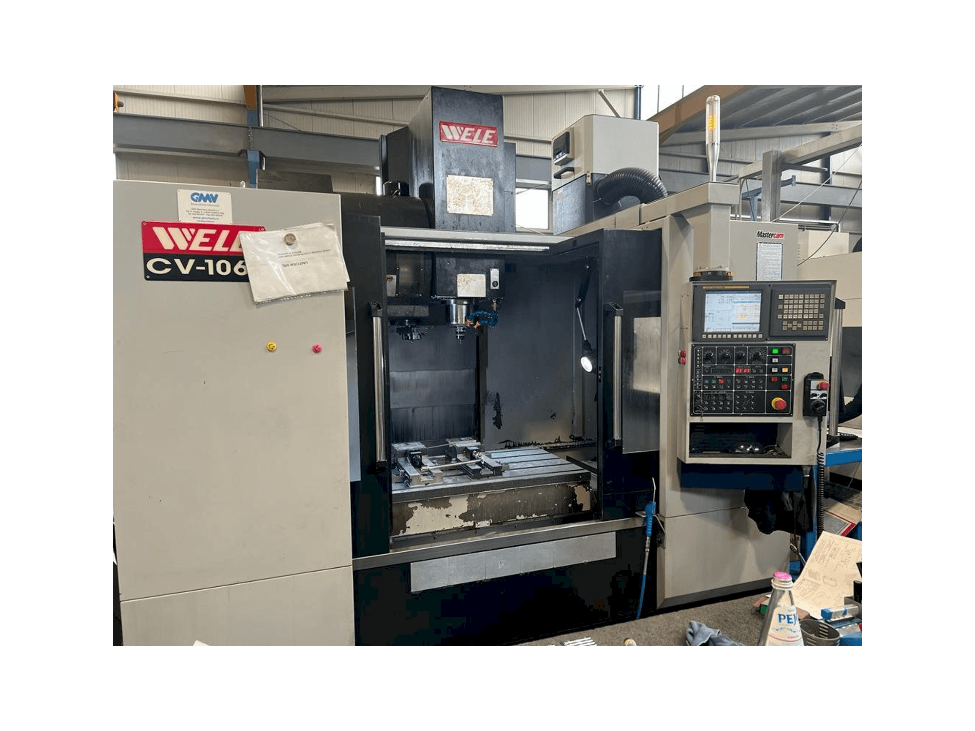 Frontansicht der Wele CV 1060 Maschine