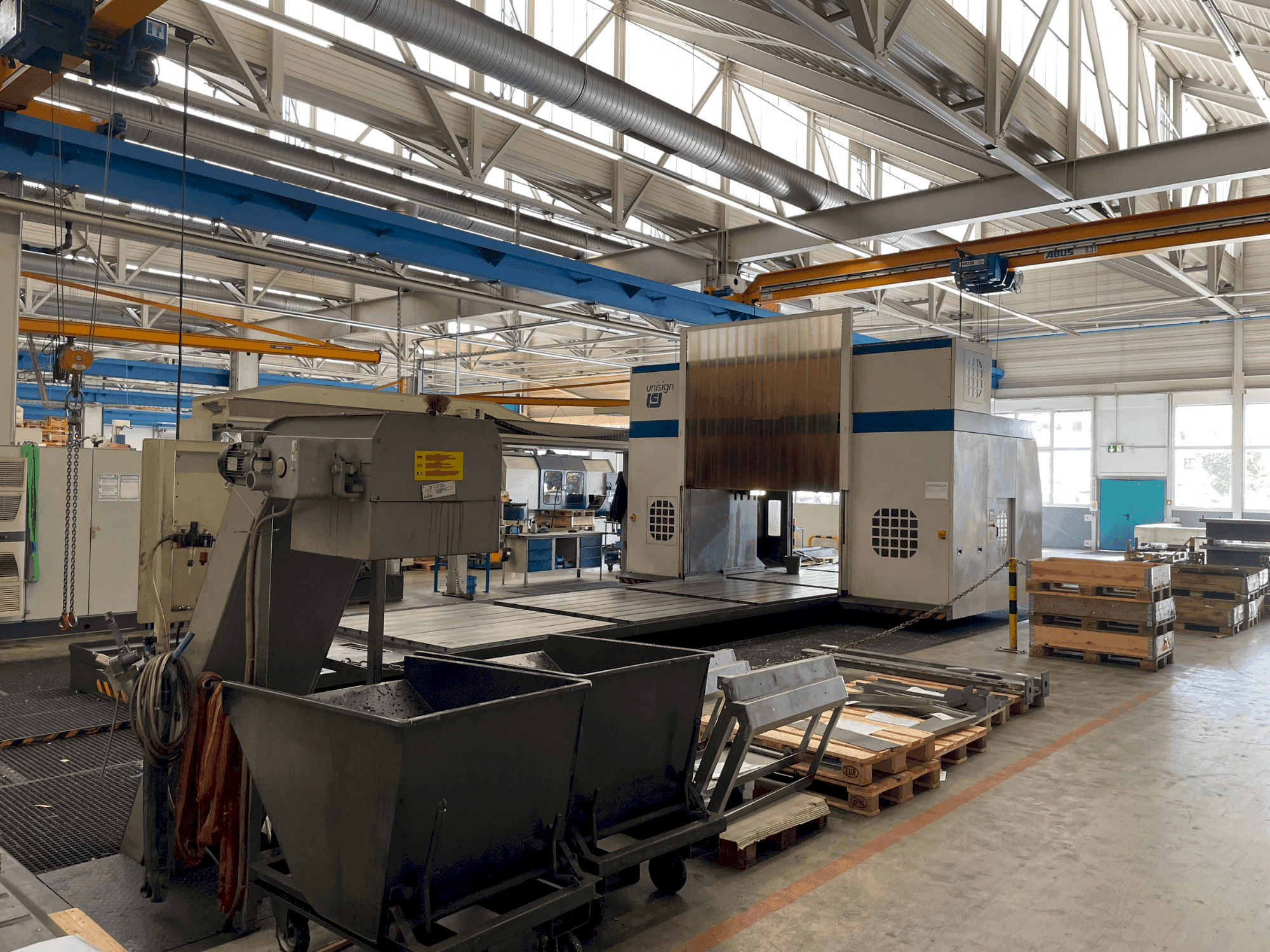 Frontansicht der Unisign UNIPORT 6000 Maschine