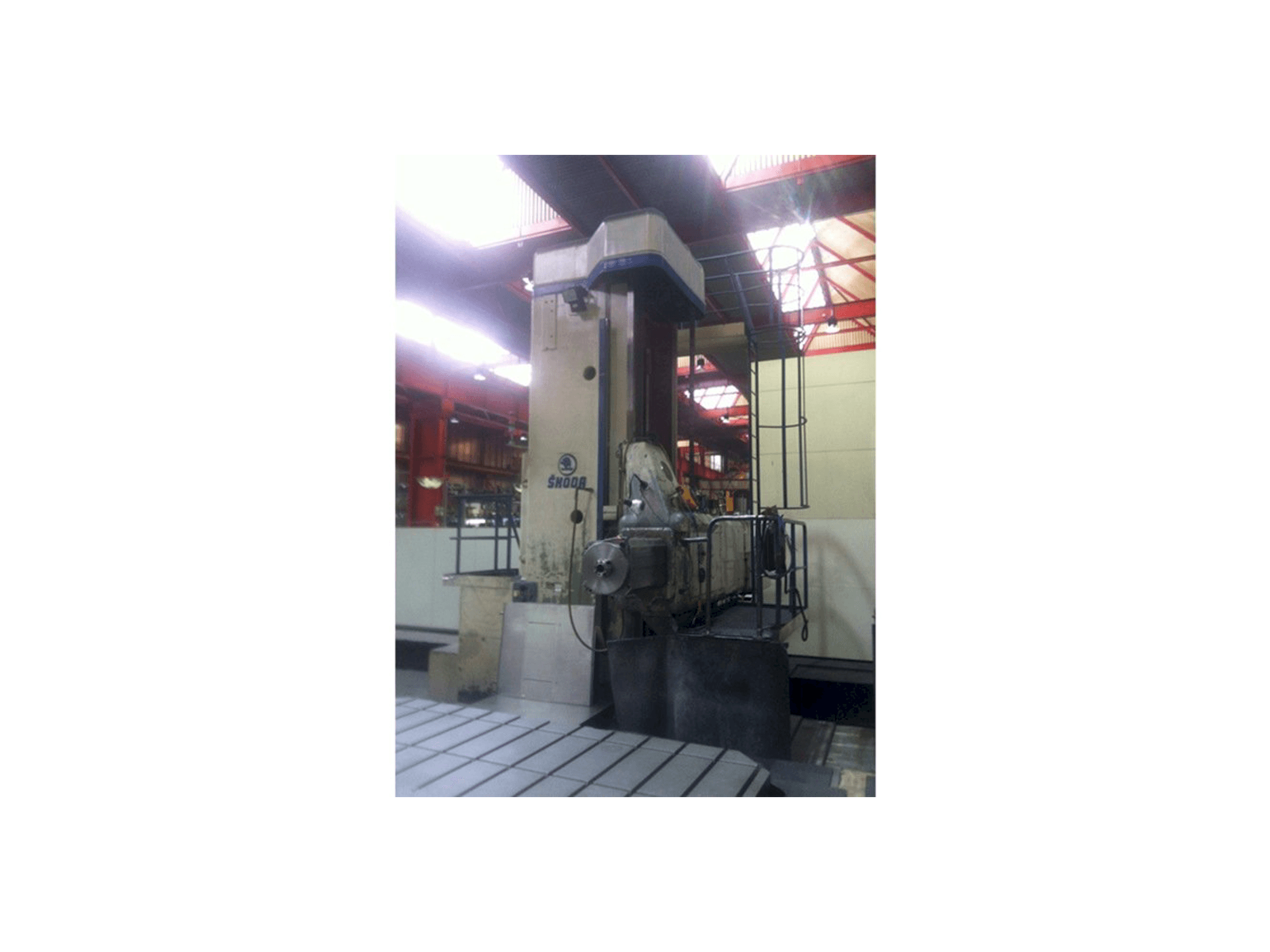 Frontansicht der SKODA WD 160 B Maschine