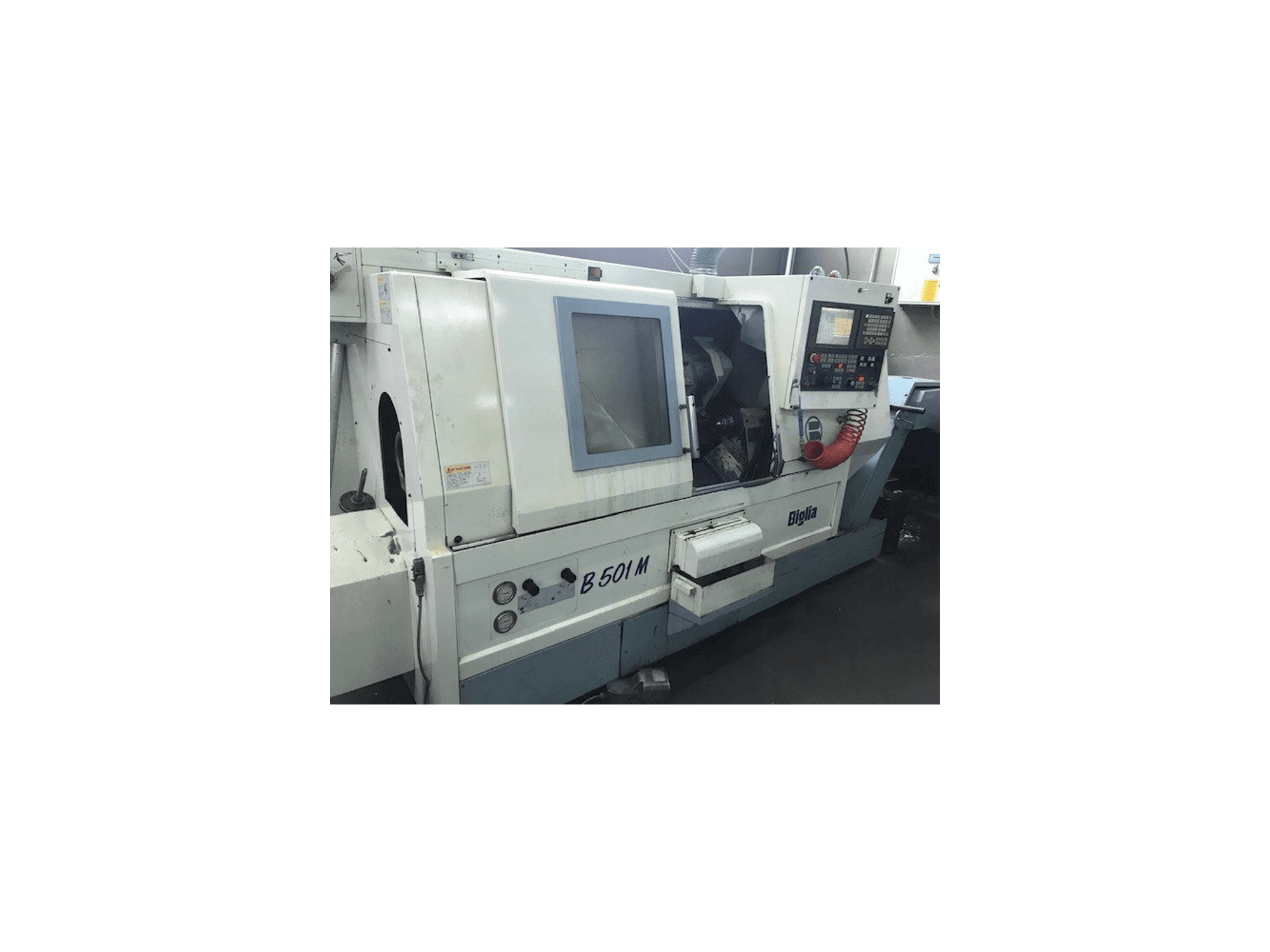 Frontansicht der Biglia B501 Maschine