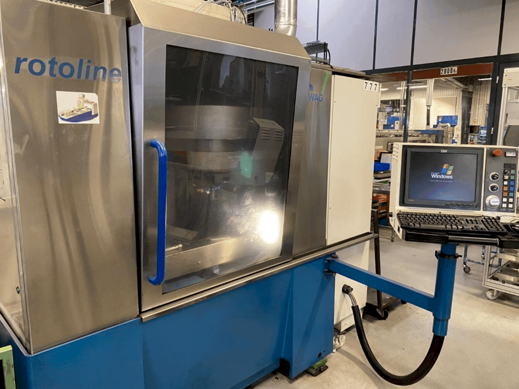 Frontansicht der EWAG ROTOLINE 6X Maschine